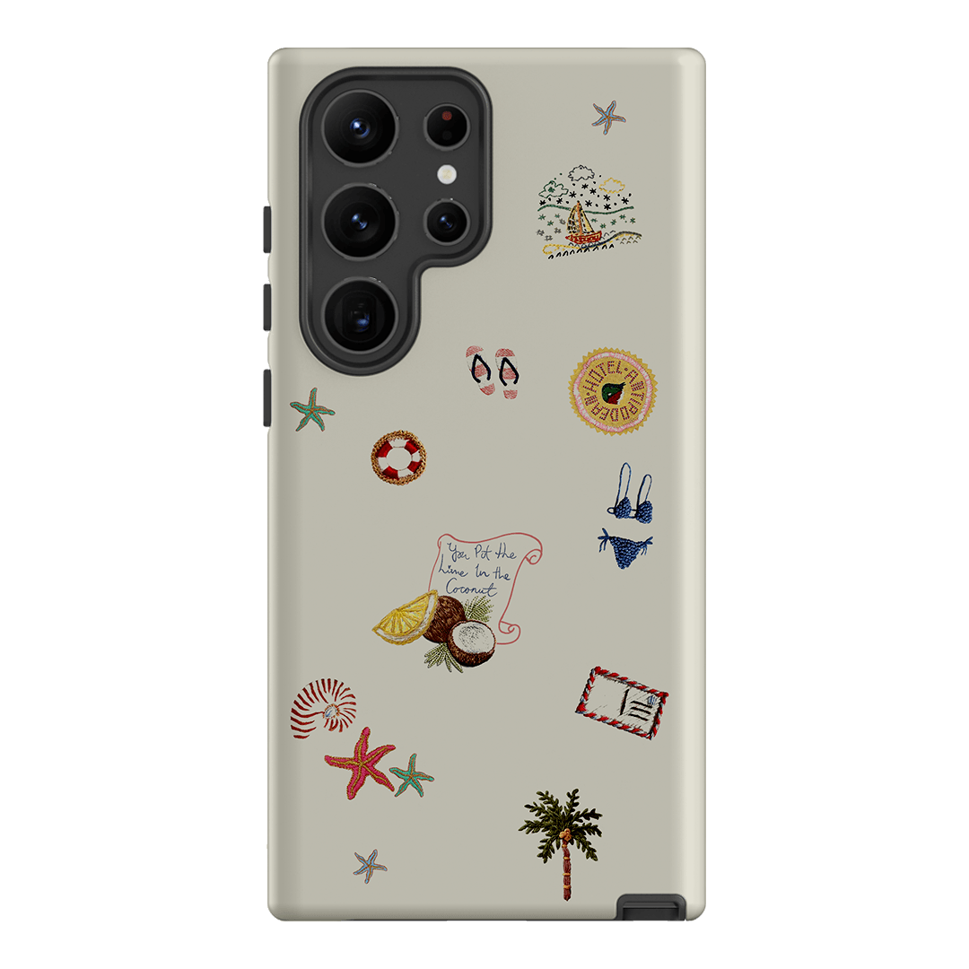 Vacay All Day Cream Printed Phone Cases by Antipodean - The Dairy