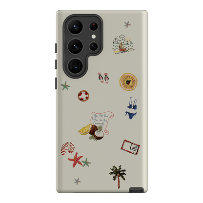 Vacay All Day Cream Printed Phone Cases by Antipodean - The Dairy
