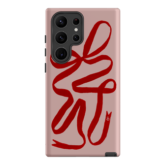 Valentine Ribbon Printed Phone Cases Samsung Galaxy S23 Ultra / Armoured by Jasmine Dowling - The Dairy