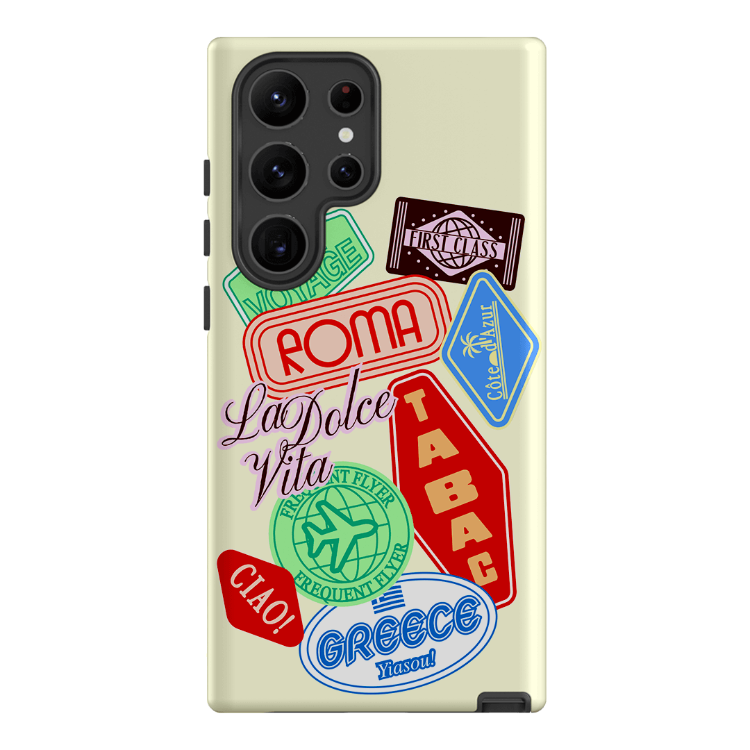 Well Travelled Printed Phone Cases Samsung Galaxy S23 Ultra / Armoured by The Dairy - The Dairy