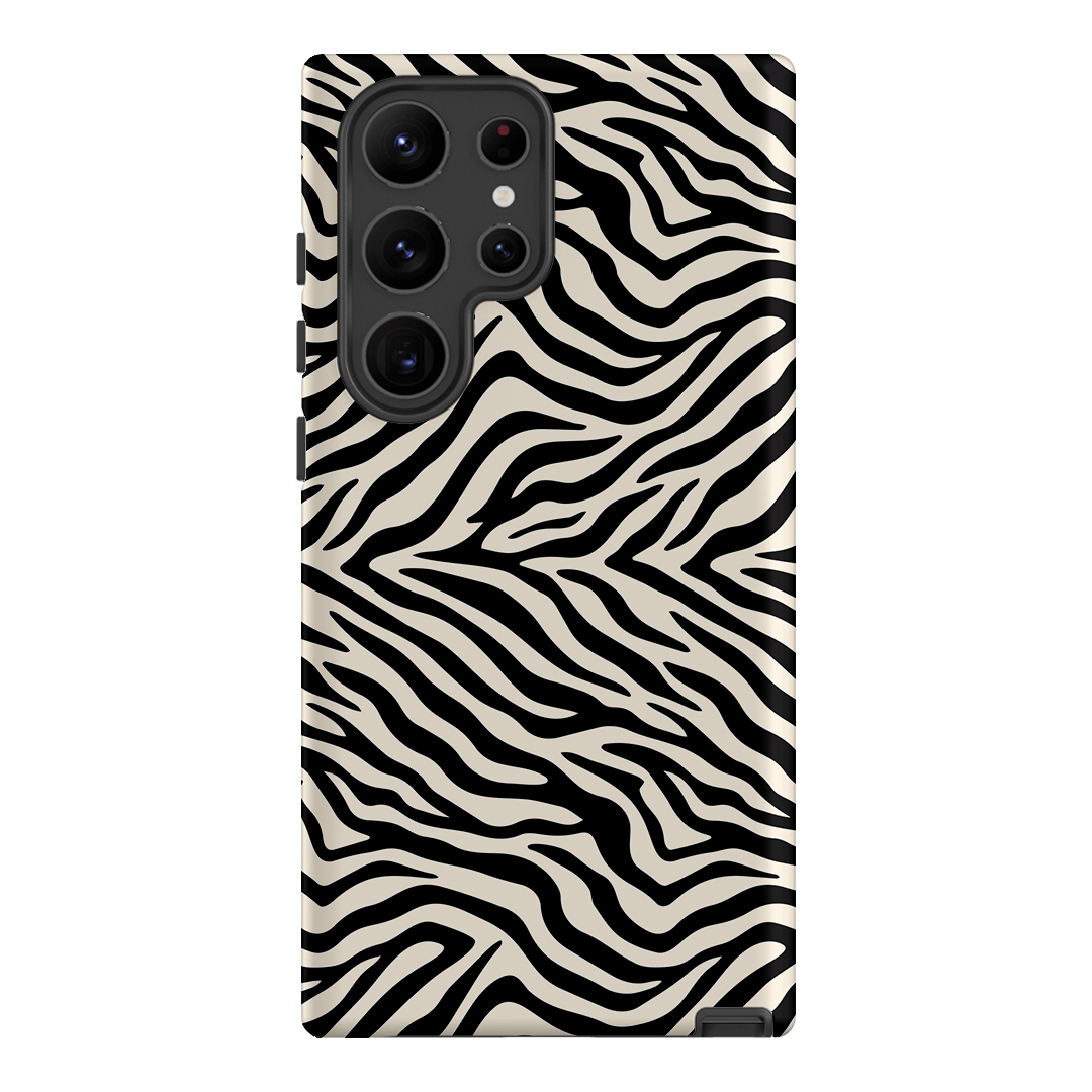 Zebra Ink Printed Phone Cases Samsung Galaxy S23 Ultra / Armoured by The Dairy - The Dairy
