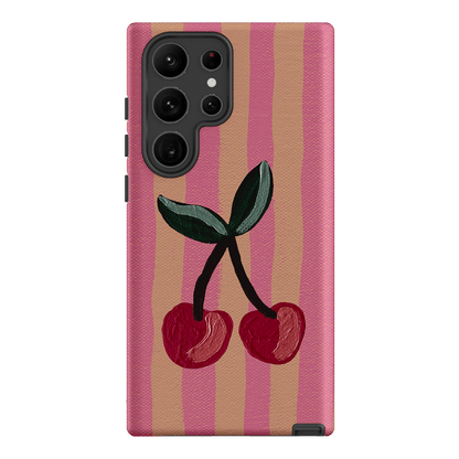 Cherry On Top Printed Phone Cases Samsung Galaxy S23 Ultra / Armoured by Amy Gibbs - The Dairy