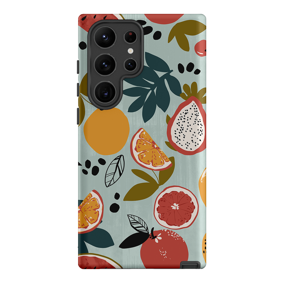Fruit Market Printed Phone Cases Samsung Galaxy S23 Ultra / Armoured by Charlie Taylor - The Dairy