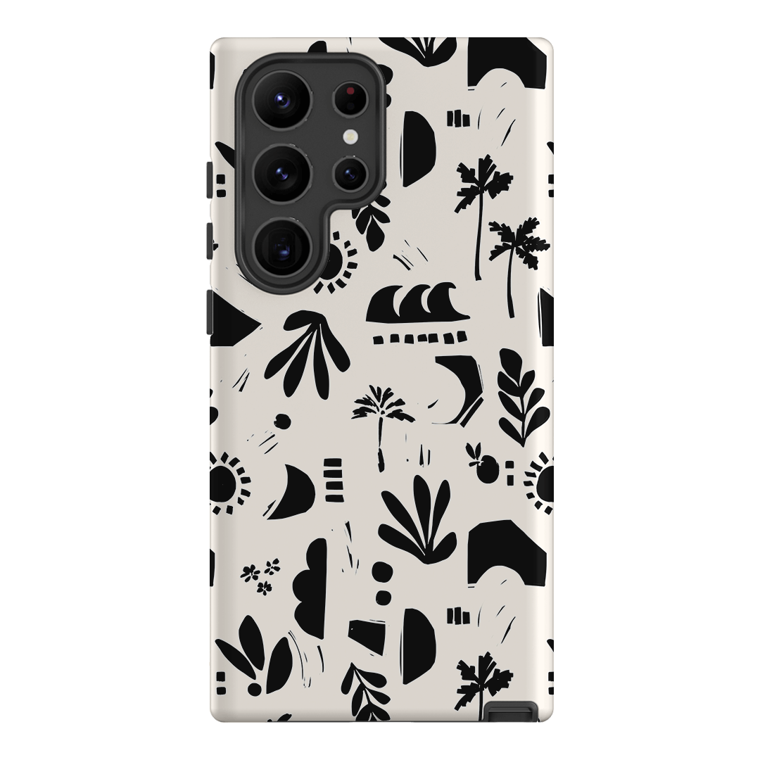 Inky Beach Printed Phone Cases Samsung Galaxy S23 Ultra / Armoured by Charlie Taylor - The Dairy