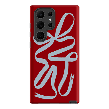 Cottage Ribbon Printed Phone Cases Samsung Galaxy S23 Ultra / Armoured by Jasmine Dowling - The Dairy