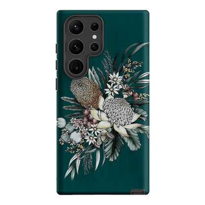 Teal Native Printed Phone Cases Samsung Galaxy S23 Ultra / Armoured by Typoflora - The Dairy