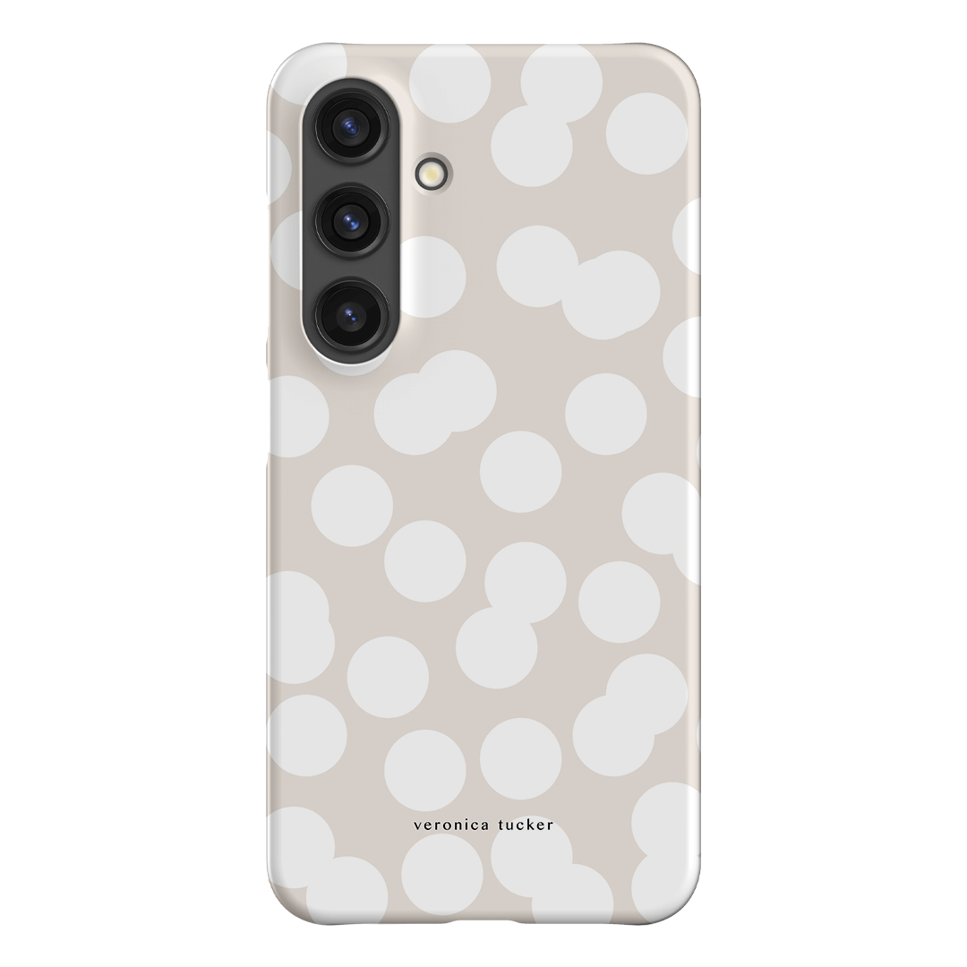 Confetti White Printed Phone Cases Samsung Galaxy S24 / Snap by Veronica Tucker - The Dairy