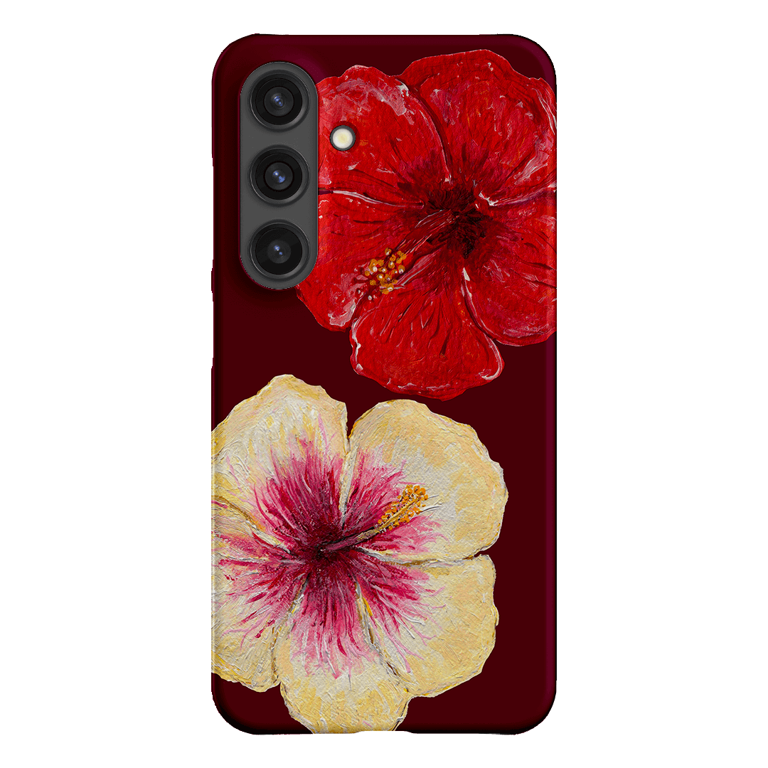 Hibiscus Flower Printed Phone Cases Samsung Galaxy S24 / Snap by BG. Studio - The Dairy