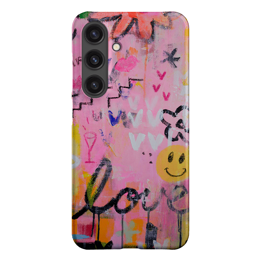 Love Smiles Printed Phone Cases Samsung Galaxy S24 / Snap by Jackie Green - The Dairy