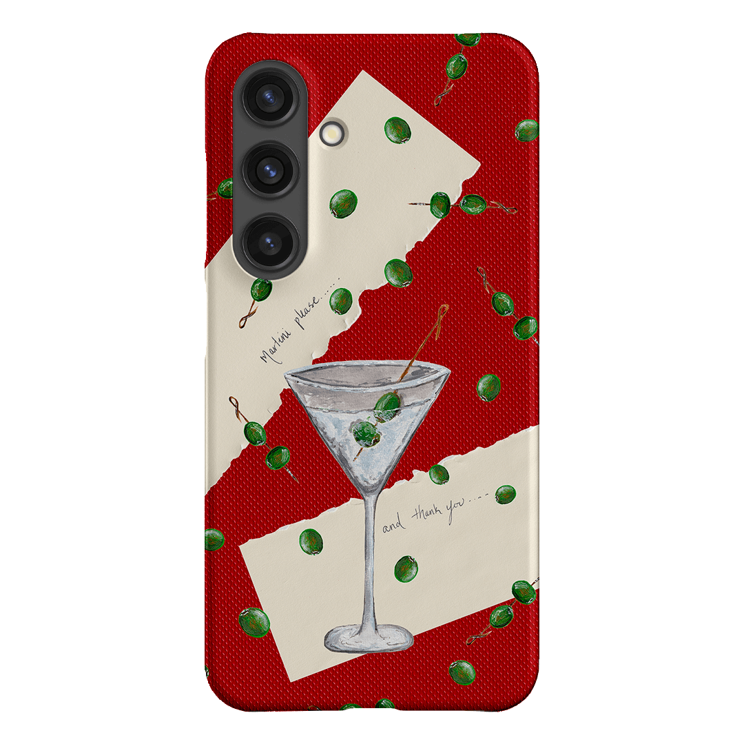 Martini Please Printed Phone Cases Samsung Galaxy S24 / Snap by BG. Studio - The Dairy