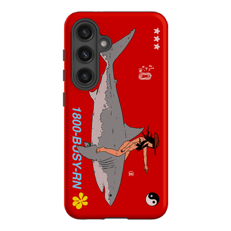 1800-Busy Rn in Red Printed Phone Cases Samsung Galaxy S24 / Armoured by Easty Beasty - The Dairy