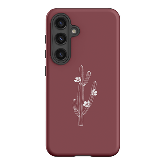 Cactus Flower Printed Phone Cases Samsung Galaxy S24 / Armoured by Typoflora - The Dairy
