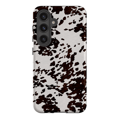 Cowhide Charm Printed Phone Cases Samsung Galaxy S24 / Armoured by The Dairy - The Dairy