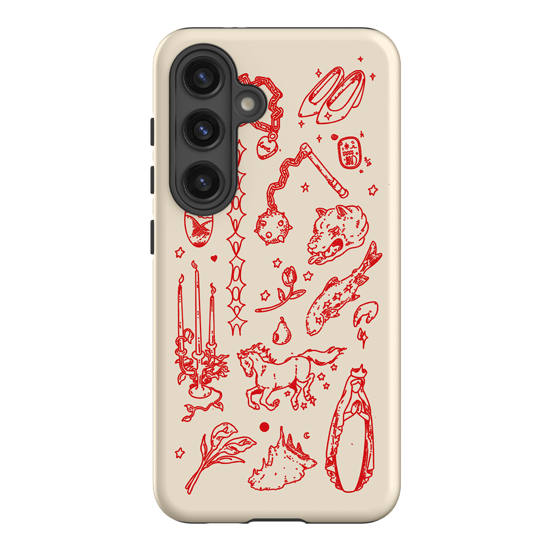 Dreamcore Cream Printed Phone Cases Samsung Galaxy S24 / Armoured by Easty Beasty - The Dairy