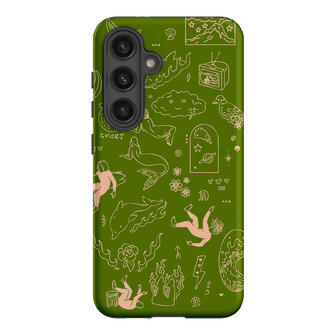 Easty Flash Green Printed Phone Cases Samsung Galaxy S24 / Armoured by Easty Beasty - The Dairy