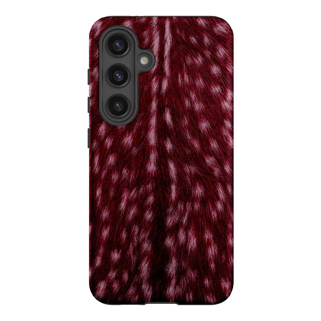 Fawn Burgundy Printed Phone Cases Samsung Galaxy S24 / Armoured by The Dairy - The Dairy