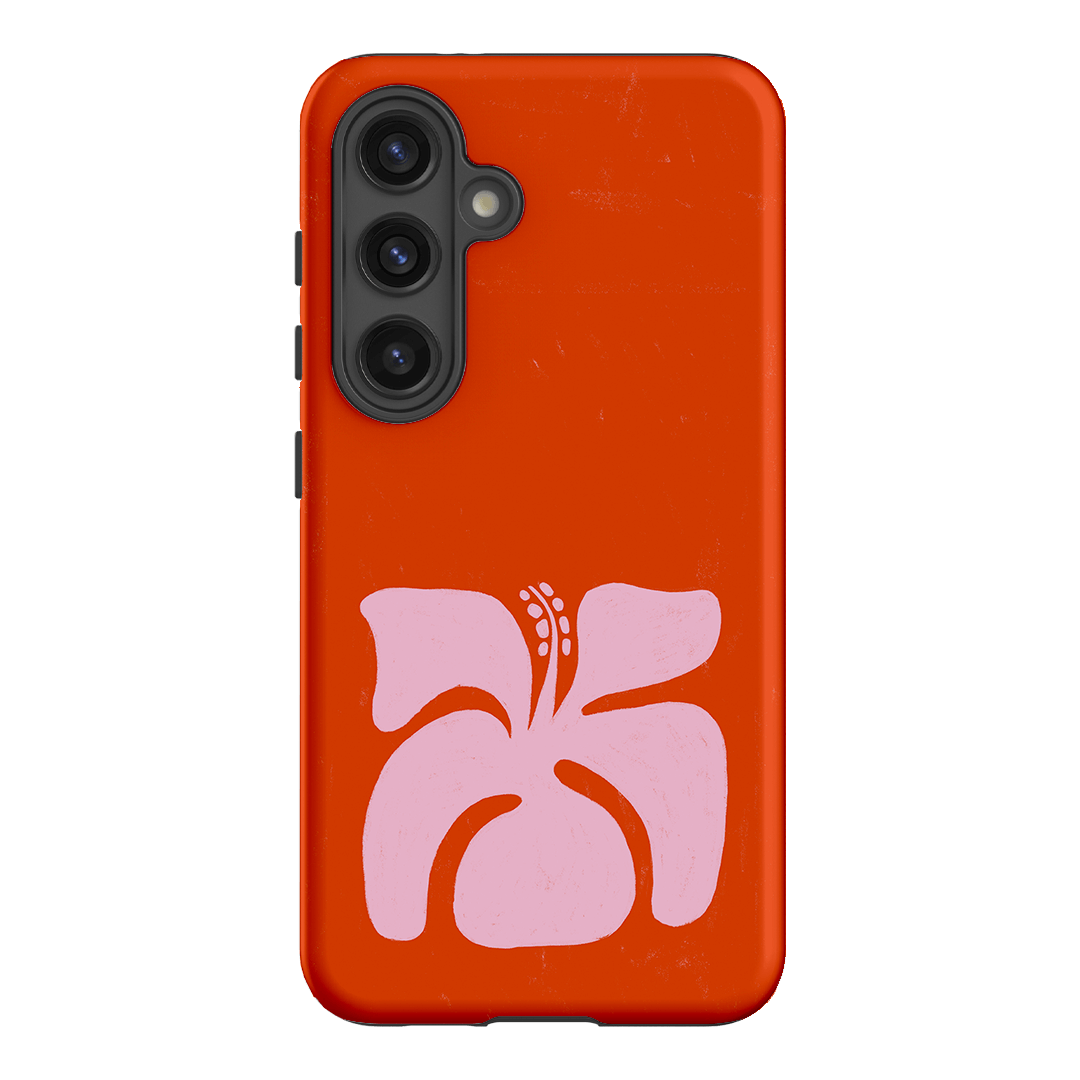Hibiscus Crush Printed Phone Cases Samsung Galaxy S24 / Armoured by Marie Faurrite - The Dairy