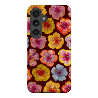 Hibiscus Holiday Rouge Printed Phone Cases Samsung Galaxy S24 / Armoured by BG. Studio - The Dairy