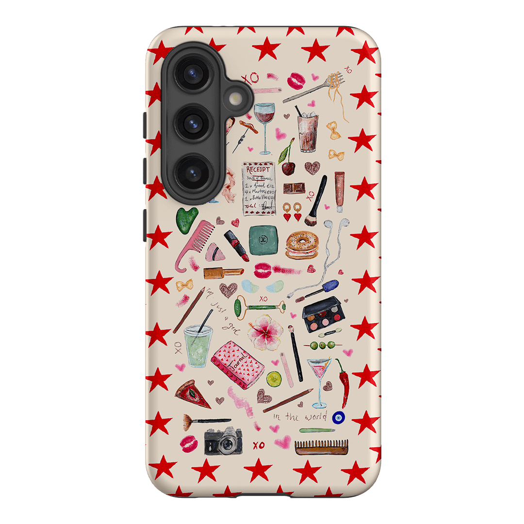 Just A Girl Printed Phone Cases Samsung Galaxy S24 / Armoured by BG. Studio - The Dairy
