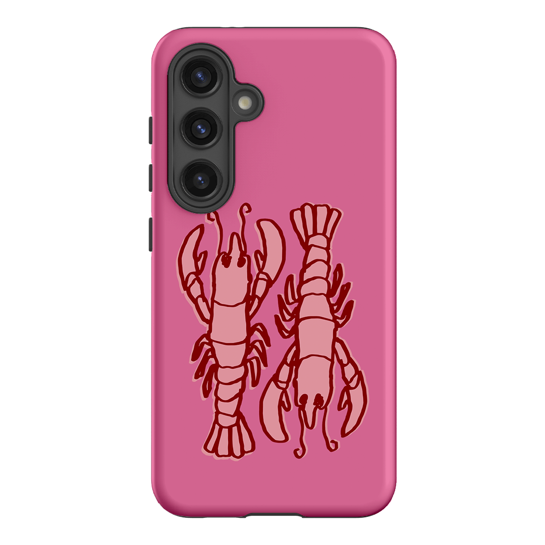 Lobster Love Pink Printed Phone Cases Samsung Galaxy S24 / Armoured by The Dairy - The Dairy