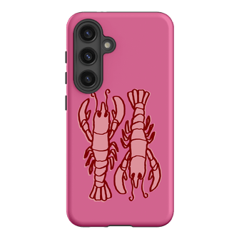 Lobster Love Pink Printed Phone Cases Samsung Galaxy S24 / Armoured by The Dairy - The Dairy