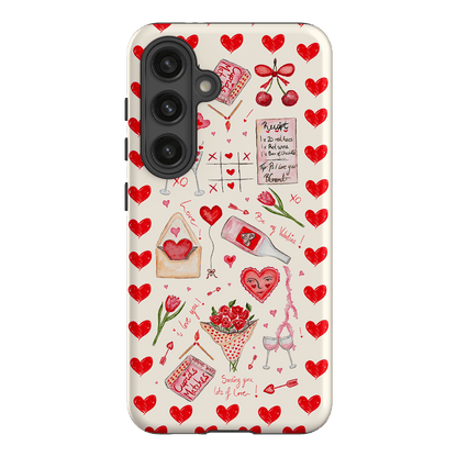 Love Note Printed Phone Cases Samsung Galaxy S24 / Armoured by BG. Studio - The Dairy