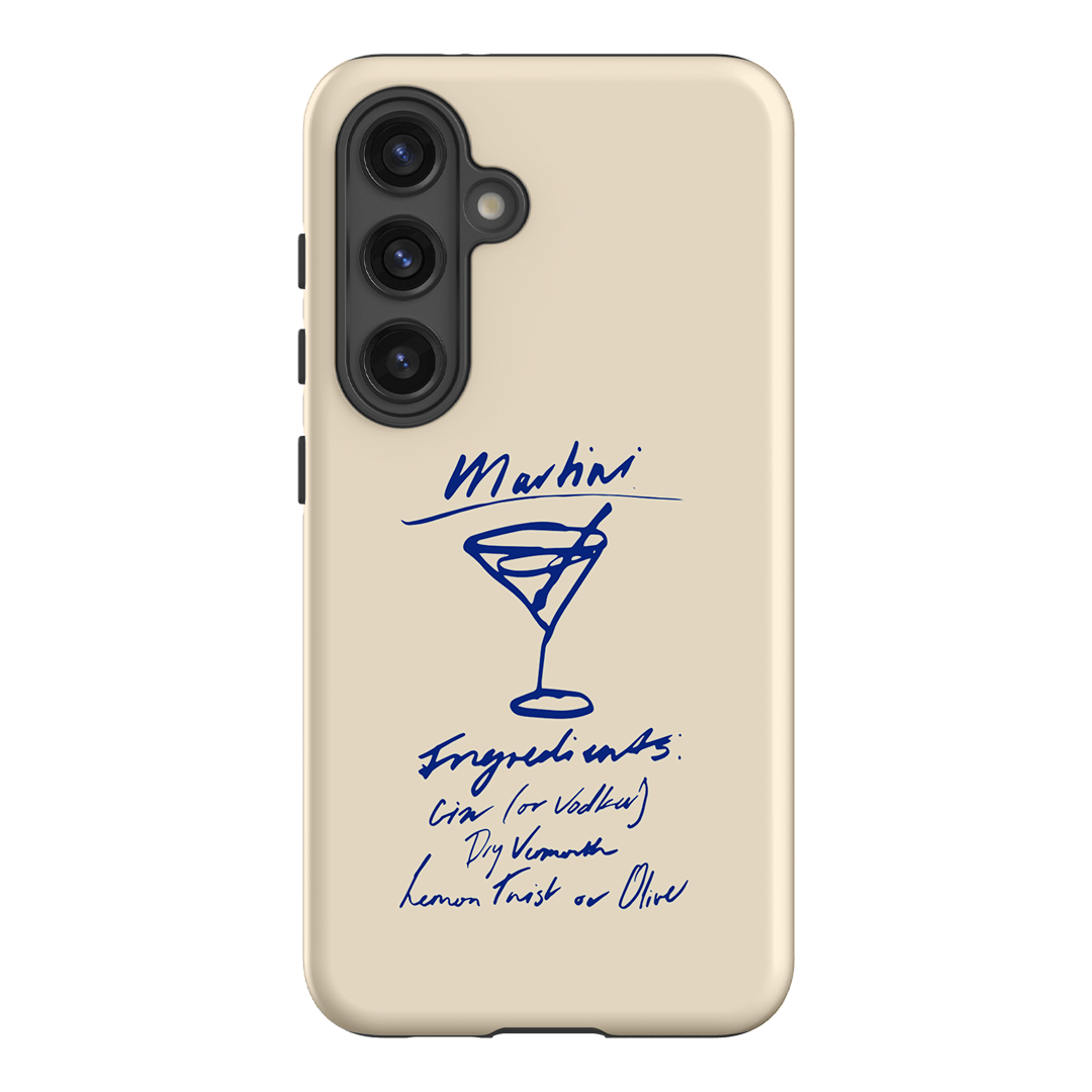 Martini Mood Cream Printed Phone Cases Samsung Galaxy S24 / Armoured by The Dairy - The Dairy