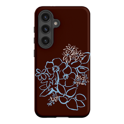 Mocha Posy Printed Phone Cases Samsung Galaxy S24 / Armoured by Typoflora - The Dairy