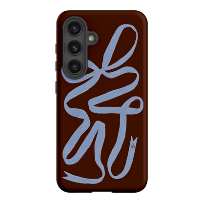 Mocha Ribbon Printed Phone Cases Samsung Galaxy S24 / Armoured by Jasmine Dowling - The Dairy