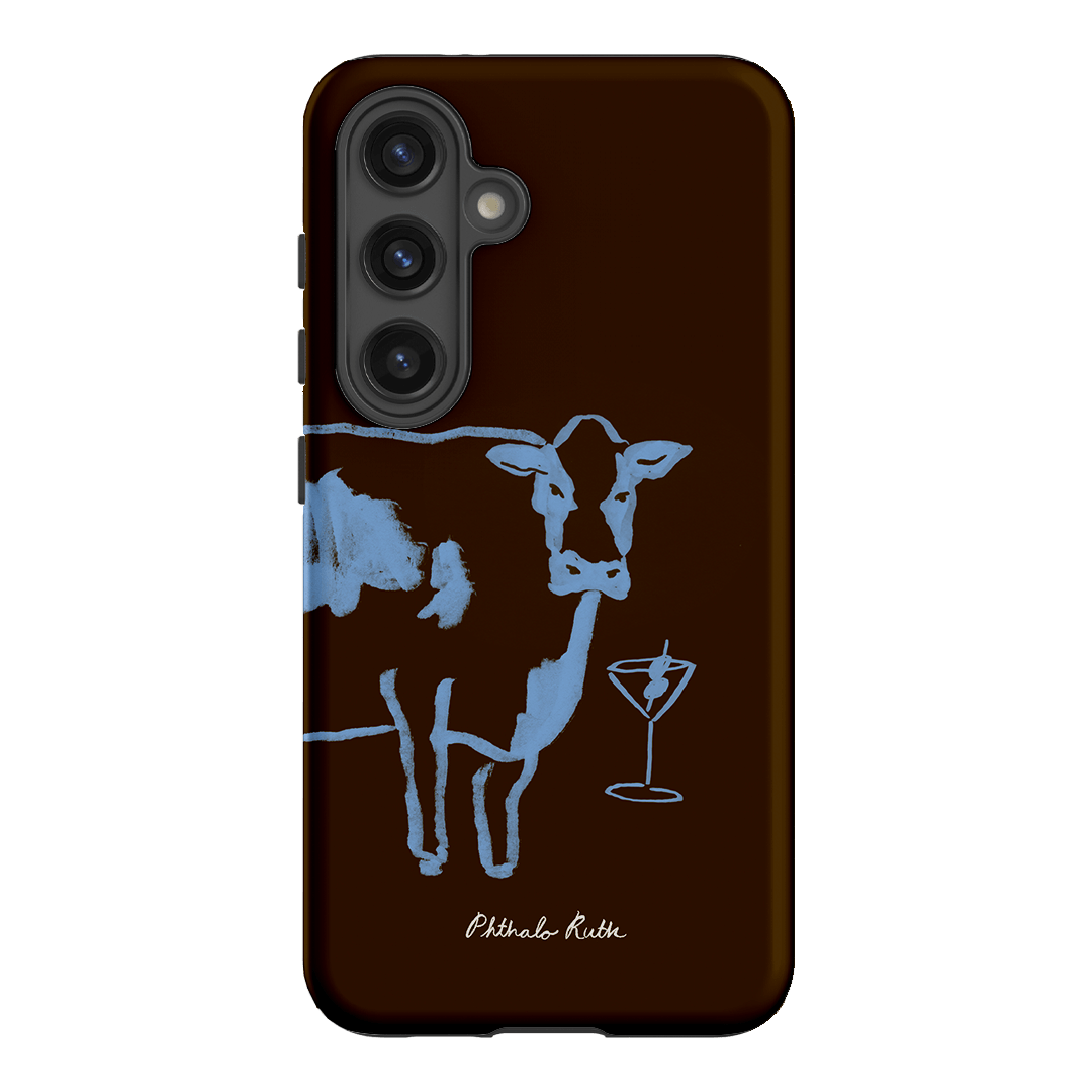 Mootini Espresso Printed Phone Cases Samsung Galaxy S24 / Armoured by Phthalo Ruth - The Dairy