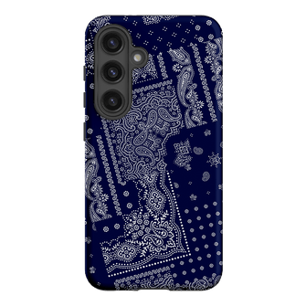 Paisley Indigo Printed Phone Cases Samsung Galaxy S24 / Armoured by The Dairy - The Dairy