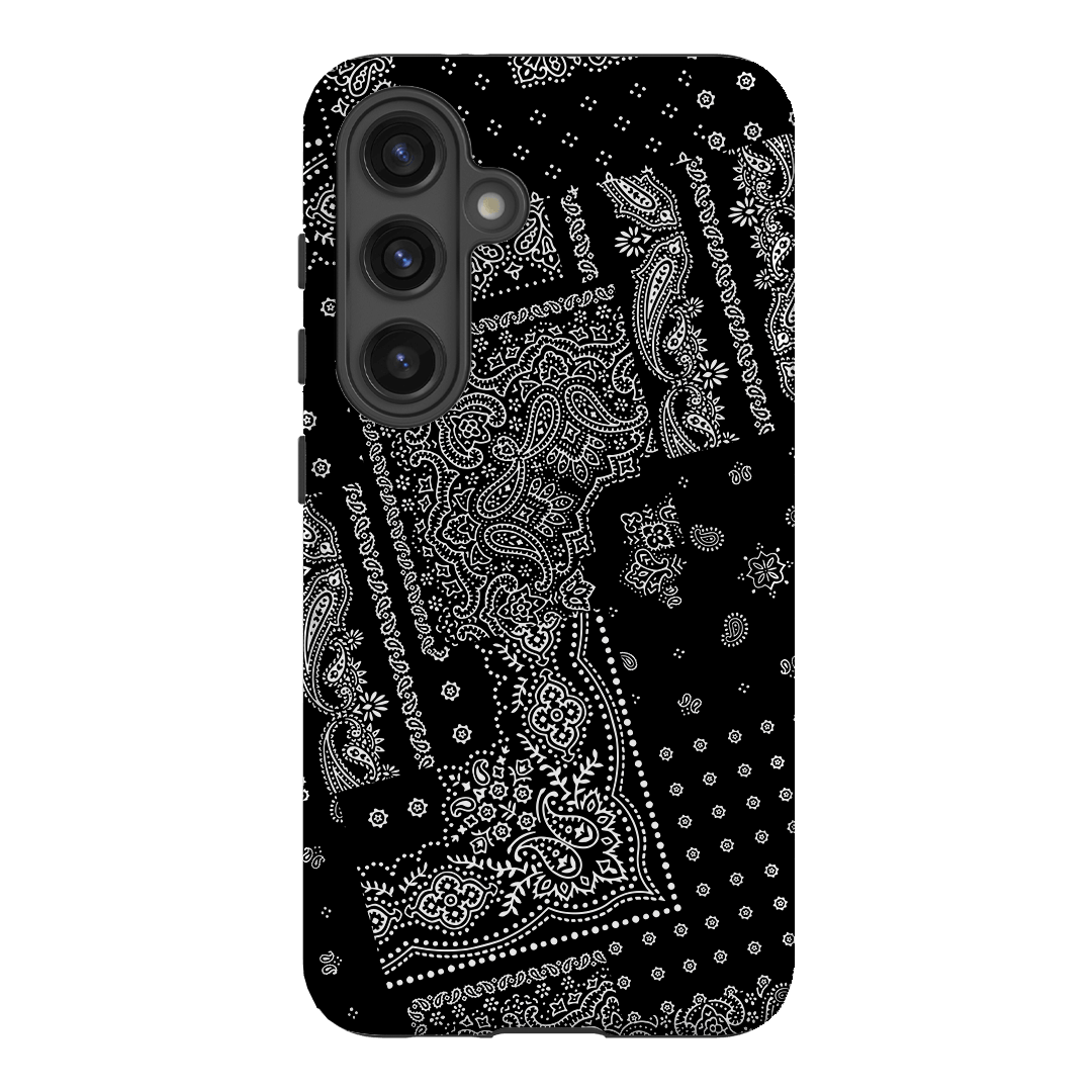 Paisley Noir Printed Phone Cases Samsung Galaxy S24 / Armoured by The Dairy - The Dairy