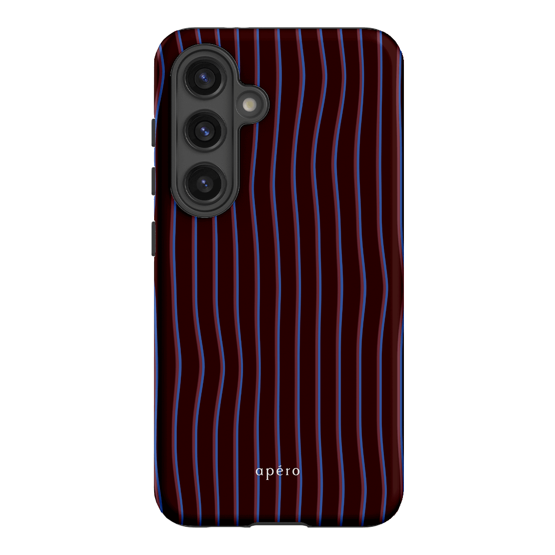 Panama Burgundy Printed Phone Cases Samsung Galaxy S24 / Armoured by Apero - The Dairy