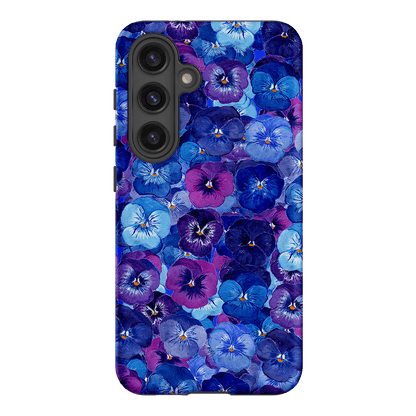 Pansy Jumble Printed Phone Cases Samsung Galaxy S24 / Armoured by Kayla Henley - The Dairy