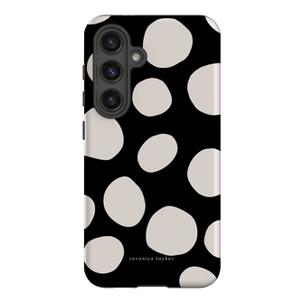 Pebbles Noir Printed Phone Cases Samsung Galaxy S24 / Armoured by Veronica Tucker - The Dairy