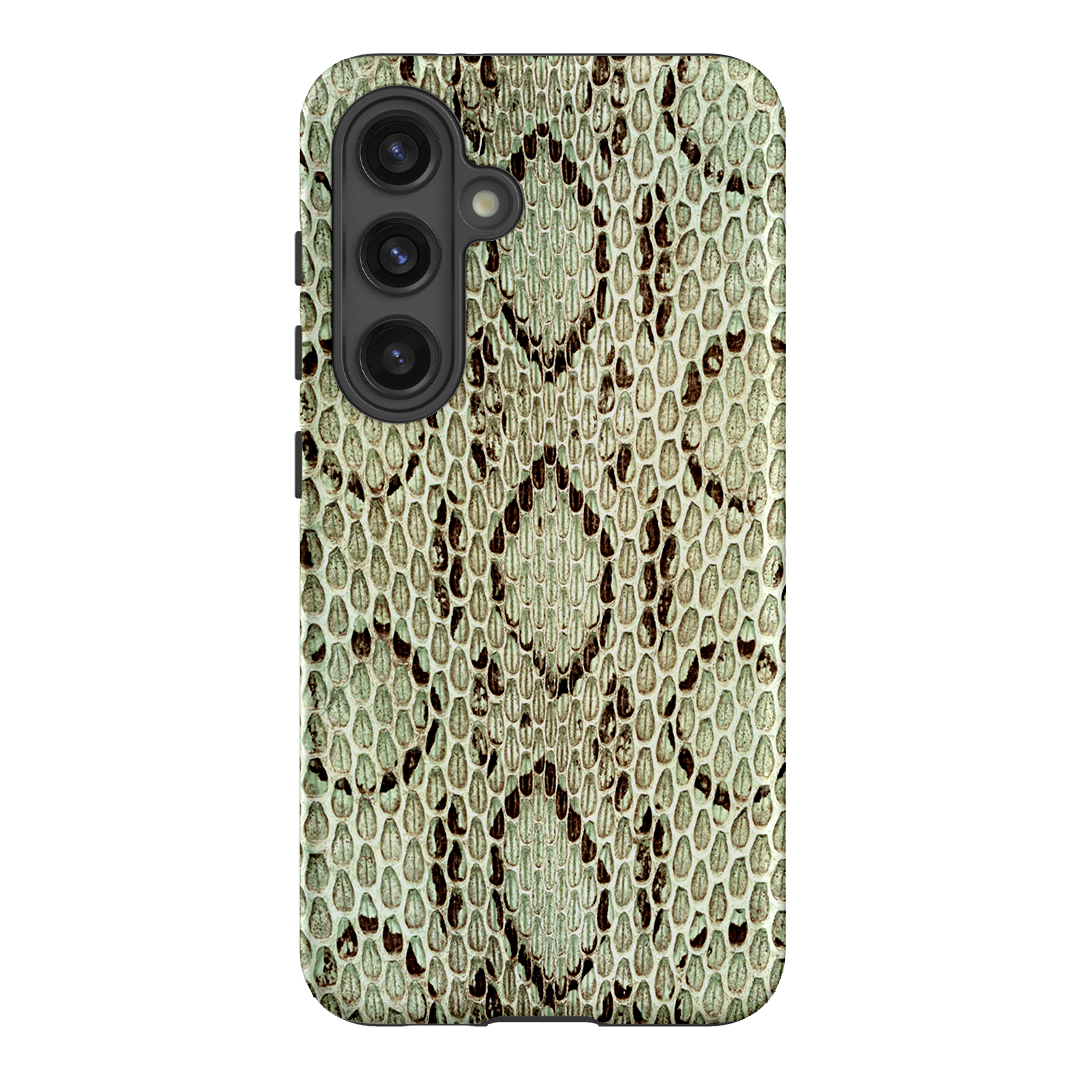 Pistachio Python Printed Phone Cases Samsung Galaxy S24 / Armoured by The Dairy - The Dairy