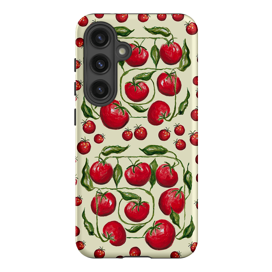 Red Tomatoes Printed Phone Cases Samsung Galaxy S24 / Armoured by BG. Studio - The Dairy