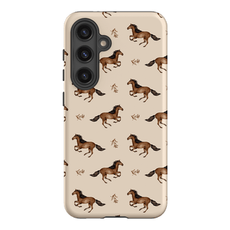Running Horse Printed Phone Cases Samsung Galaxy S24 / Armoured by Kasiags Art - The Dairy