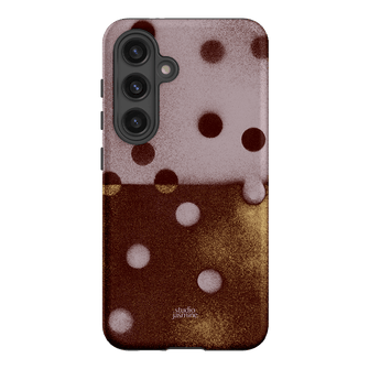 Rust Polka Dot Printed Phone Cases Samsung Galaxy S24 / Armoured by Jasmine Dowling - The Dairy