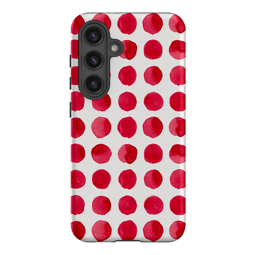 Spots in Red Printed Phone Cases by The Dairy - The Dairy
