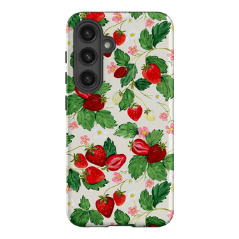 Strawberry Patch Printed Phone Cases Samsung Galaxy S24 / Armoured by Ellie Mae - The Dairy