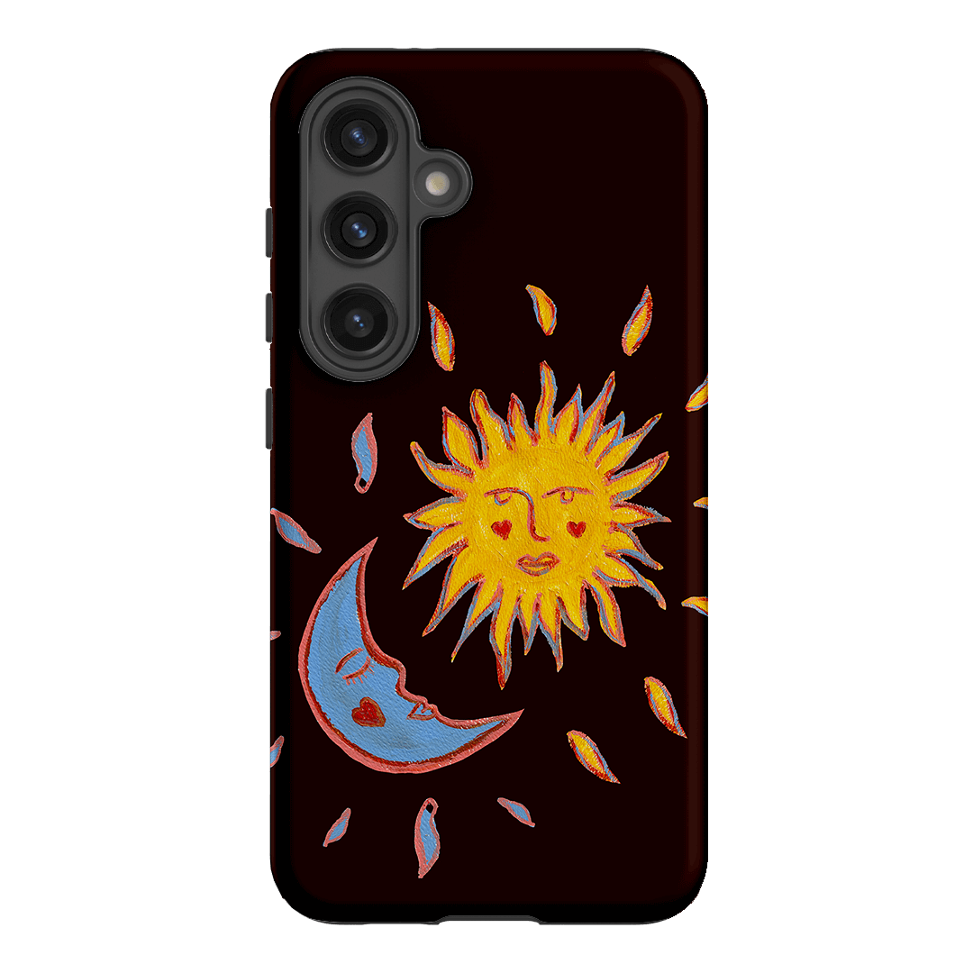 Sun & Moon Plum Printed Phone Cases Samsung Galaxy S24 / Armoured by BG. Studio - The Dairy