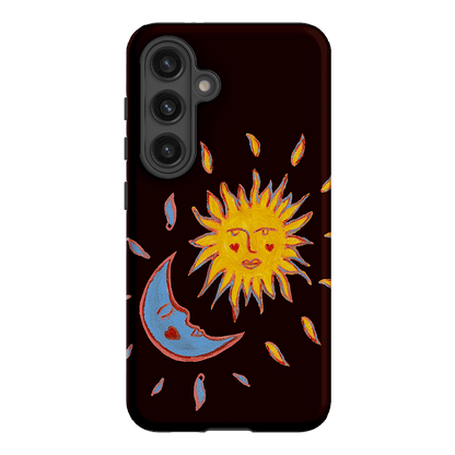 Sun & Moon Plum Printed Phone Cases Samsung Galaxy S24 / Armoured by BG. Studio - The Dairy