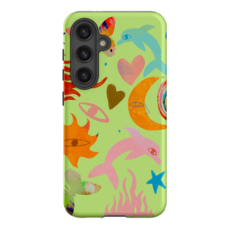 Tattoos Green Printed Phone Cases Samsung Galaxy S24 / Armoured by Kate Eliza - The Dairy