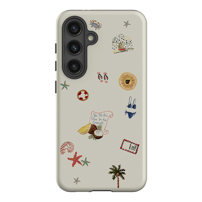 Vacay All Day Cream Printed Phone Cases by Antipodean - The Dairy
