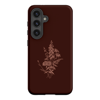 Wildflowers Mocha Printed Phone Cases Samsung Galaxy S24 / Armoured by Typoflora - The Dairy