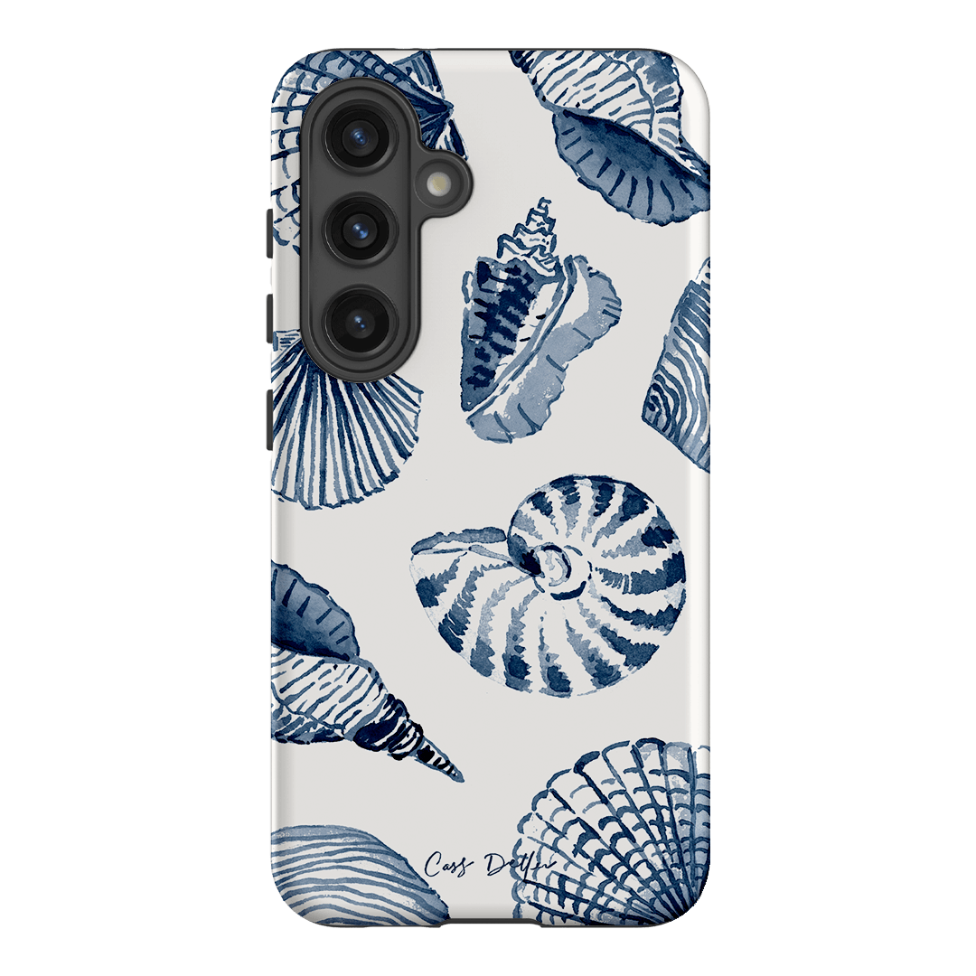Blue Shells Printed Phone Cases Samsung Galaxy S24 / Armoured by Cass Deller - The Dairy