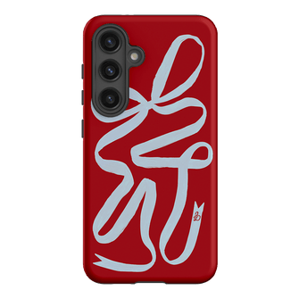 Cottage Ribbon Printed Phone Cases Samsung Galaxy S24 / Armoured by Jasmine Dowling - The Dairy