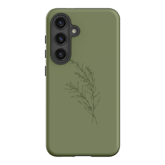 Khaki Wattle Printed Phone Cases by Typoflora - The Dairy