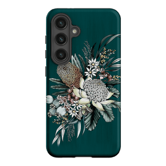 Teal Native Printed Phone Cases Samsung Galaxy S24 / Armoured by Typoflora - The Dairy